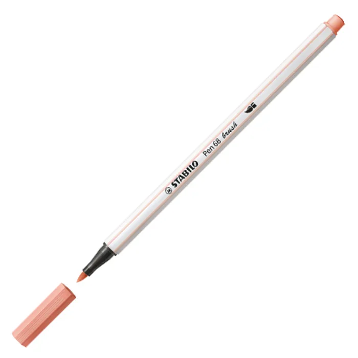Hauptbild des Produkts Vláknový fix s flexibilním štětcovým hrotem STABILO Pen 68 brush meruňka [1 ks]