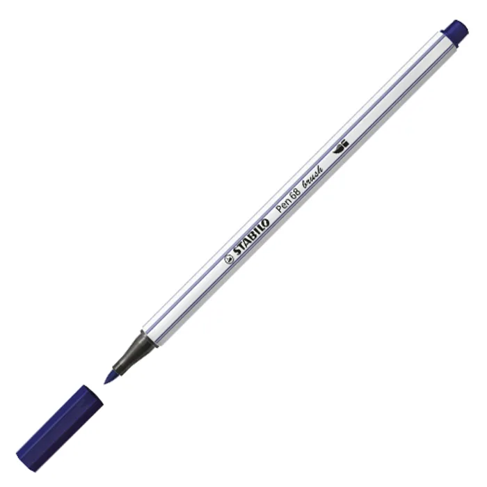 Hauptbild des Produkts Vláknový fix s flexibilním štětcovým hrotem STABILO Pen 68 brush mořská modrá [1 ks]