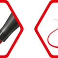 Weiteres Produktbild Filamentmarker mit flexibler Pinselspitze STABILO Pen 68 Pinsel zinnoberrot [1 St.]