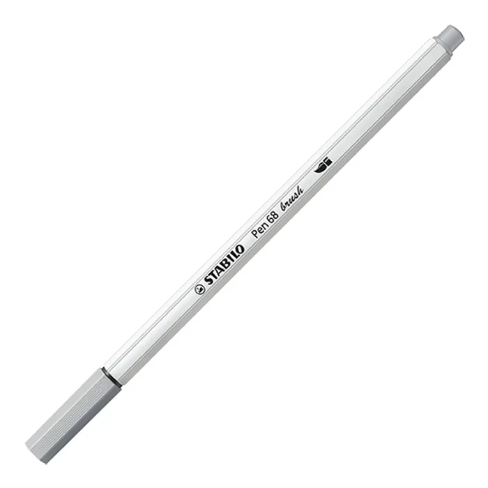 Hauptbild des Produkts Vláknový fix s flexibilním štětcovým hrotem STABILO Pen 68 brush studená šedá [1 ks]