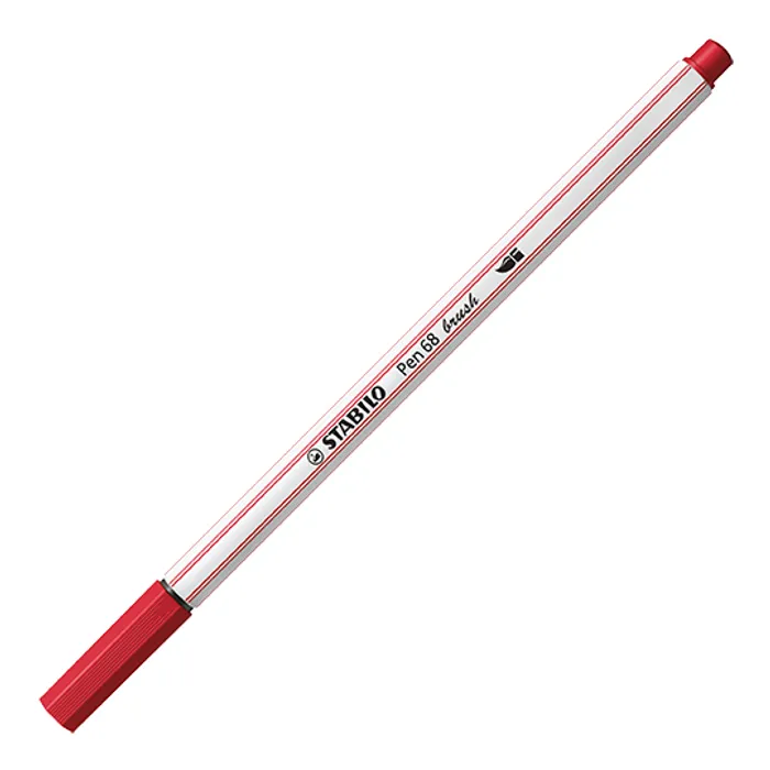 Hauptbild des Produkts Vláknový fix s flexibilním štětcovým hrotem STABILO Pen 68 brush tmavě červená [1 ks]