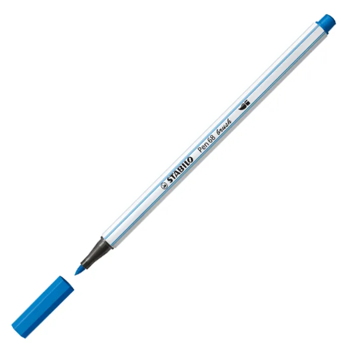 Hauptbild des Produkts Vláknový fix s flexibilním štětcovým hrotem STABILO Pen 68 brush tmavě modrá [1 ks]