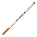 Weiteres Produktbild Fasermarker mit flexibler Pinselspitze STABILO Pen 68 Pinsel dunkelocker [1 Stk]