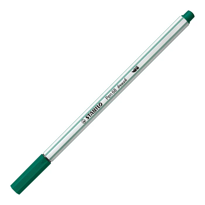 Hauptbild des Produkts Vláknový fix s flexibilním štětcovým hrotem STABILO Pen 68 brush tyrkysově zelená [1 ks]