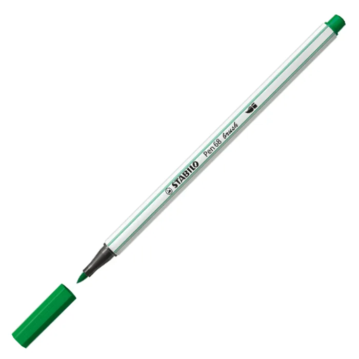 Hauptbild des Produkts Vláknový fix s flexibilním štětcovým hrotem STABILO Pen 68 brush zelená [1 ks]