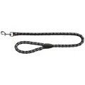 CAVO Leine rund - schwarz/silber L-XL: 1,00m/18mm