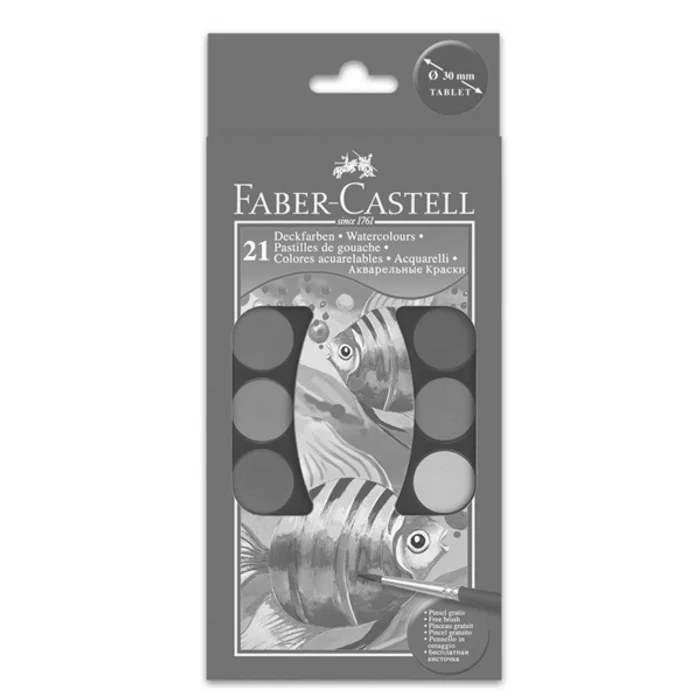 Hauptbild des Produkts Vodové barvy 30mm, 21 barev Faber Castell