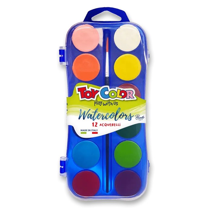 Hauptbild des Produkts Vodové barvy Pasuto Toy Color - 12 barev, 30 mm