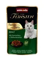 Vom Feinsten Adult FEINES m.Filets - Kaninchen + Hühnerfilet, Beutel für Katzen 85 g