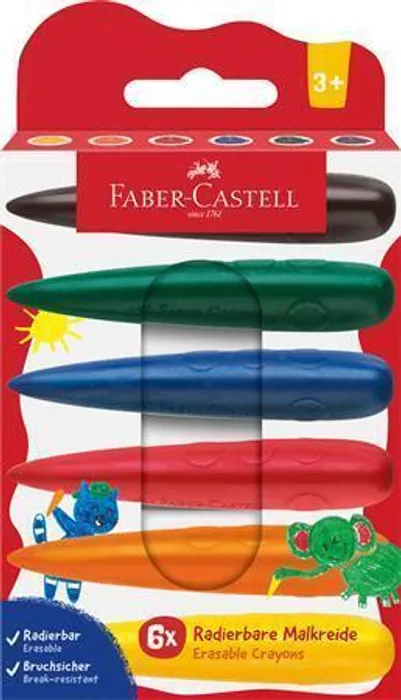 Hauptbild des Produkts Voskové pastelky do dlaně Faber-Castell - 6 barev
