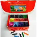 Weiteres Produktbild Wachsstifte rund, kurz 12 Farben, Karton 384 Stück Faber Castell 120047