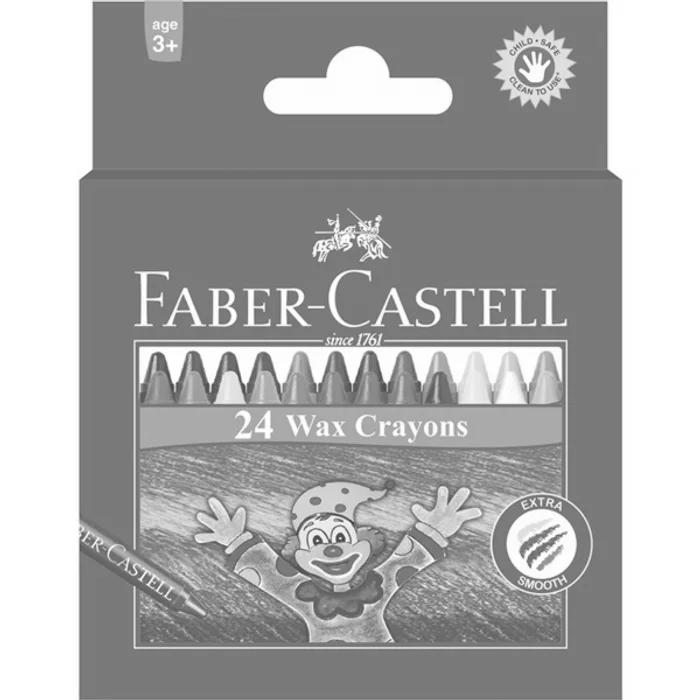 Hauptbild des Produkts Voskovky kulaté, pap.krabička 24ks Faber Castell