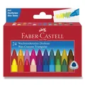 Faber Castell 120024 Wachsmalstifte dreieckig, Kartonbox 24 Stk
