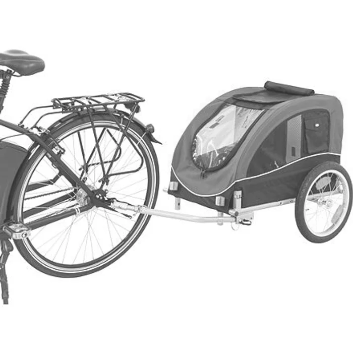 Hauptbild des Produkts Vozík pro psa za jízdní kolo M 63 x 68 x 75/137 cm, nosnost max. 22 kg