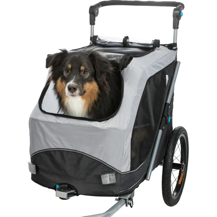 Hauptbild des Produkts Vozík za kolo s funkcí rychlého skládání M 63 x 95 x 90/132 cm, nosnost max. 22 kg, šedý