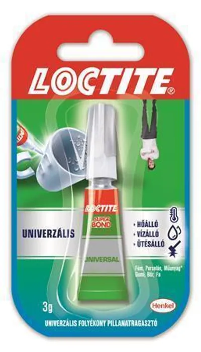 Hauptbild des Produkts Vteřinové lepidlo, 3g, HENKEL "Loctite Super Bond"