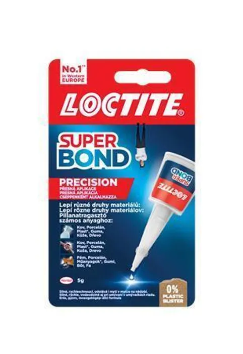 Hauptbild des Produkts Vteřinové lepidlo, 5g, HENKEL "Loctite Super Attak Precision"