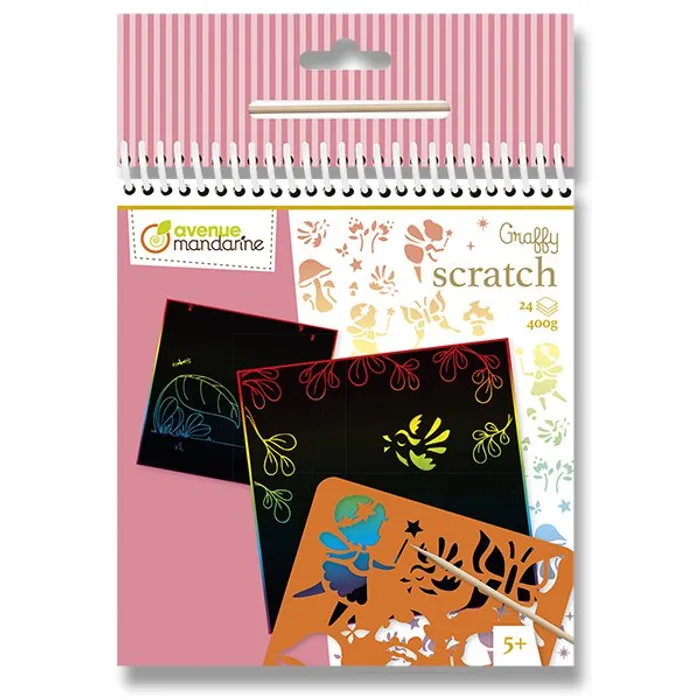 Hauptbild des Produkts Vyškrabávací obrázky Avenue Mandarine Graffy Scratch Víly