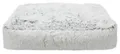 Weiteres Produktbild Hohes Kissen HARVEY, Rechteck 80 x 60 cm, weicher Bezug mit langem Flor, weiß/schwarz