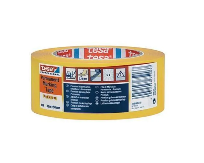 Hauptbild des Produkts Výstražná a značkovací páska "Proffesional Premium 4169", žlutá, 50 mm x 33 m, TESA