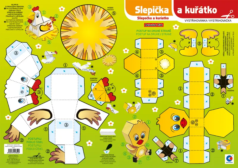 Hauptbild des Produkts Vystřihovánka - Slepička a kuřátko