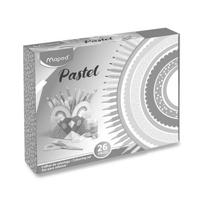 Hauptbild des Produkts Výtvarný kufřík Maped Pastel 26 ks