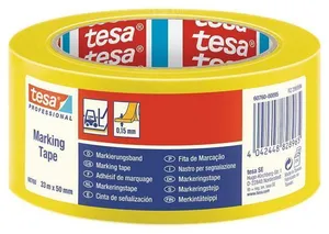 Bodenmarkierungsband „Professional 60760“, gelb, 50 mm x 33 m, TESA
