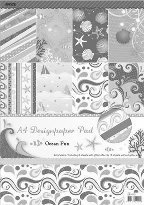 Hauptbild des Produkts Vzorovaný karton Scrapbooking, A4, motiv moře