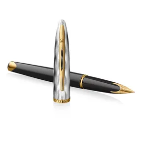 Waterman Carene Reflections of Paris SE DLX Black GT Füllfederhalter mit F-Feder