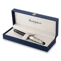 Waterman Expert Reflections of Paris SE DLX Black GT Füllfederhalter, M-Feder