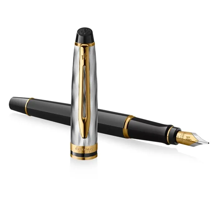 Hauptbild des Produkts Waterman Expert Reflections of Paris SE DLX Black GT plnicí pero, hrot M