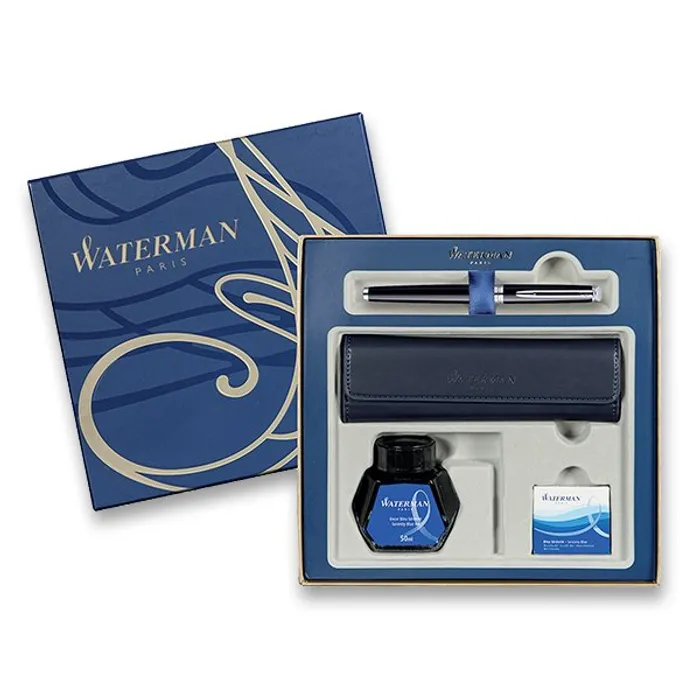 Hauptbild des Produkts Waterman Hémisphere Black CT plnicí pero, dárková sada s pouzdrem a inkoustem