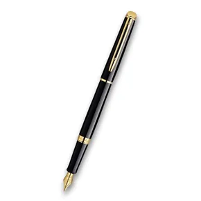 Waterman Hémisphere Black Lacquer GT-Feder M