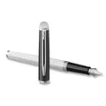 Waterman Hémisphere Colour Blocking Black & White CT Füllfederhalter, Feder M