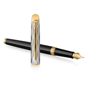 Waterman Hémisphére Reflections of Paris SE DLX Black GT Füllfederhalter, M-Feder