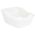 WC mit Rand, erhöhtes Rückteil 45x21(29)x54cm, - weiß