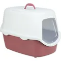 Weiteres Produktbild VICO überdachte Toilette mit Tür, ohne Filter 56 x 40 x 40 cm, bordeaux/weiß