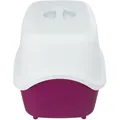 Weiteres Produktbild VICO überdachte Toilette mit Tür, ohne Filter 56 x 40 x 40 cm, bordeaux/weiß