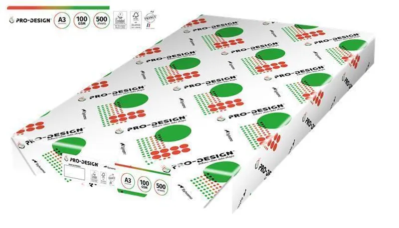 Hauptbild des Produkts Xerografický papír, pro digitální tisk, A3, 100g, PRO-DESIGN