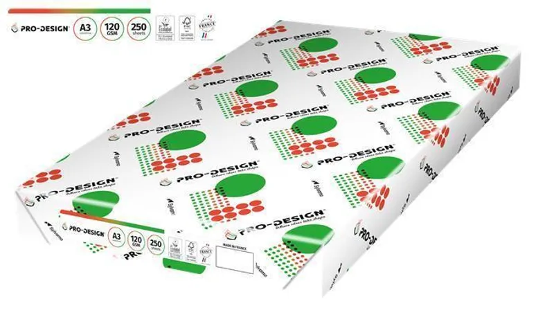 Hauptbild des Produkts Xerografický papír, pro digitální tisk, A3, 120g, PRO-DESIGN