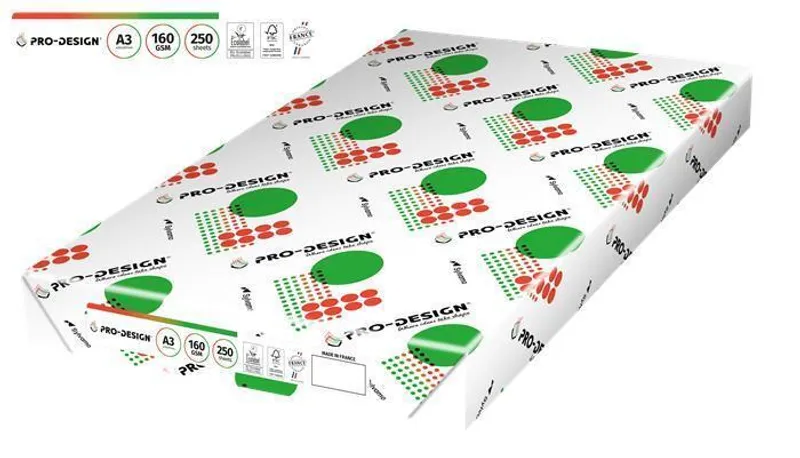 Hauptbild des Produkts Xerografický papír, pro digitální tisk, A3, 160g, PRO-DESIGN [250 listů]