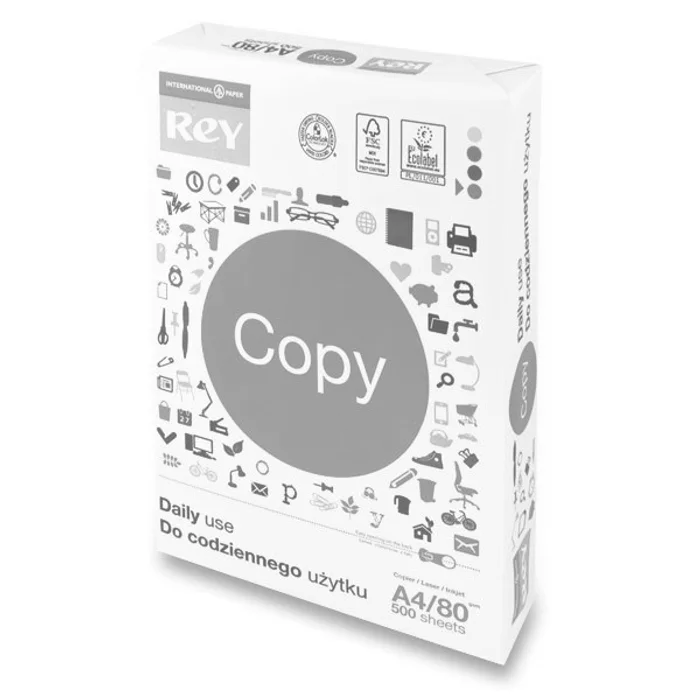 Hauptbild des Produkts Xerografický papír Rey Copy Paper A4, 5 x 500 listů
