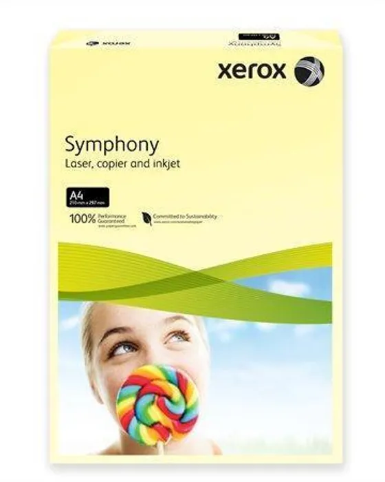 Hauptbild des Produkts Xerografický papír "Symphony", světle žlutá, A4, 80g, XEROX