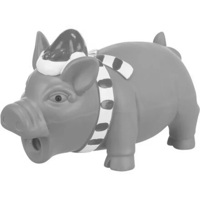 Hauptbild des Produkts Xmas PIG - vánoční latexové prasátko, 16 cm, výplň polyester, šedá