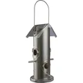 Weiteres Produktbild Vogelhäuschen für den Garten, 4 Löcher, 14 x 25 x 14 cm, silbermetallic