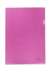 Ordner A4, 180 mm, L-Form, rosa [10 Stück]