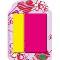 Weiteres Produktbild Eintragbuch, 25 Blätter, 12x45 mm, SIGEL, „Herzen“, gelb-rosa