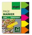 Lesezeichen, 5x40 Karten, 12x45 mm SIGEL Pfeile, gemischte Farben