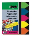 Lesezeichen, 5x40 Karten, 12x45 mm SIGEL Pfeile, gemischte Farben