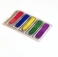 Weiteres Produktbild Lesezeichen mit Magazin, 5x20 Blatt, 11,9x43,2 mm, Pfeilform, gemischte Farben, 3M POSTIT